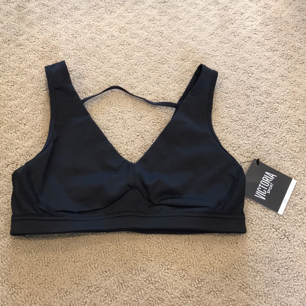Victoria Secret Black V Sports Bra